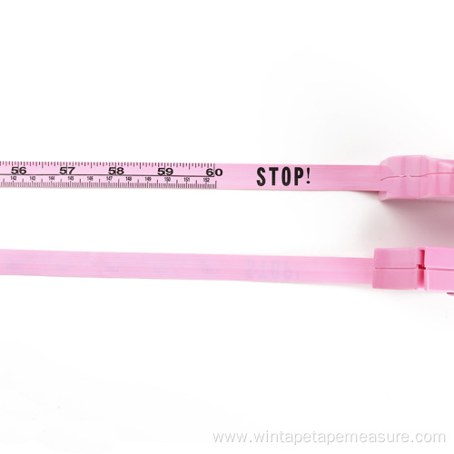 150cm 60' Pink Custom Body Tape Measure Fitness